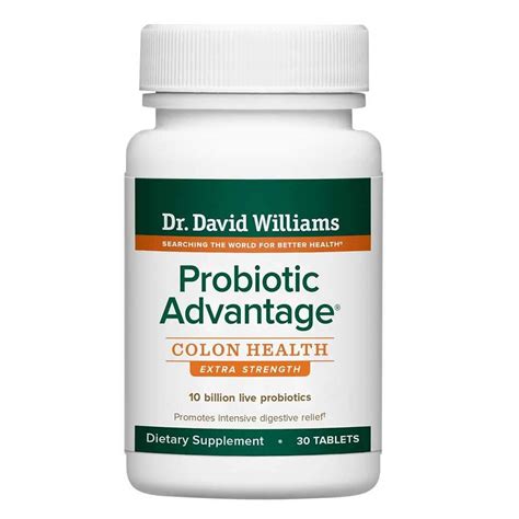 Dr David Williams' Probiotic Advantage Colon Health Extra Strength ...