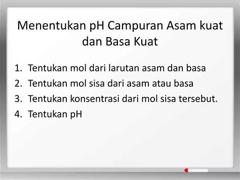 Reaksi Aplikasi Dan Titrasi Asam Basa Kimia Kelas Xi Ppt