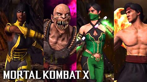 Mortal Kombat X Jade Baraka Tanya And Liu Kang Mkx Mobile