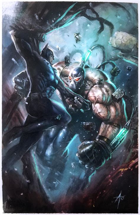 Batman Vs Bane By Rudyao On Deviantart