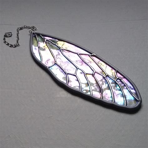 Iridescent Stained Glass Cicada Insect Wing Suncatcher Etsy Australia