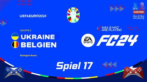 Max Maz Are Playing EA Sports FC24 EURO 2024 Spiel 17 Ukraine