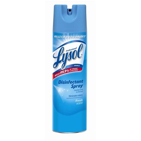 Lysol Disinfectant Fresh Spray Air Freshener In The Air Fresheners