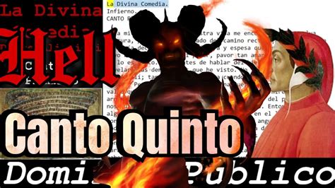 La Divina Comedia Canto Quinto Dante Alighieri Youtube