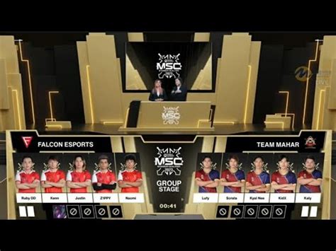 Falcon Esports Vs Team Mahar Best Of Msc Qualifier Youtube