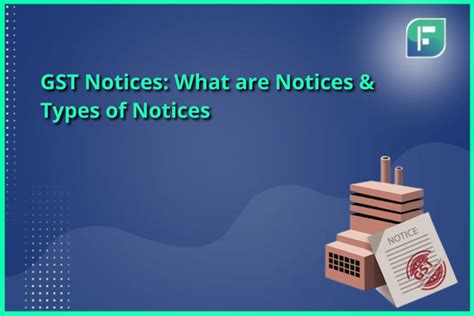 GST Notices What Are Notices Types Of Notices StartupFino