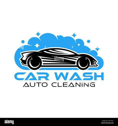 Car Wash Logo Vector Illustration Template Trendy Car Wash Vector Logo