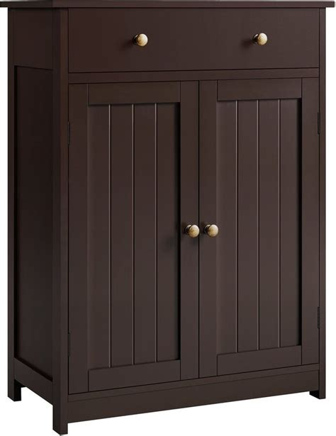 Yaheetech Free Standing Bathroom Cabinet With Drawer Doors