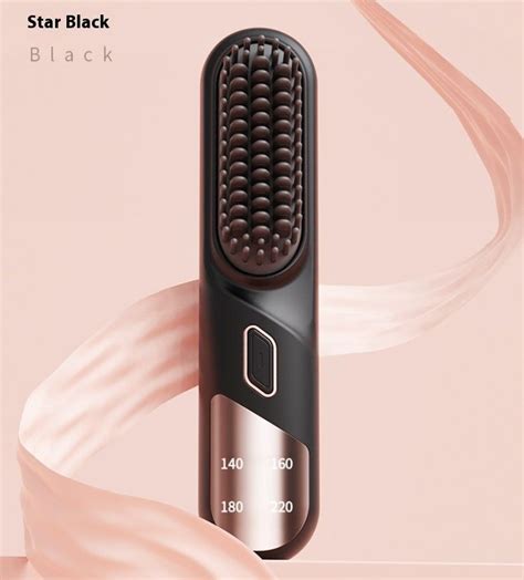 Wet Dry Hair Straightener Cordless Hair Straightener Brush With Fast H