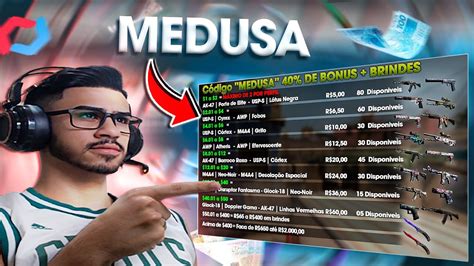 OS BRINDES DO CÓDIGO MEDUSA EM 2023 NO CSGO NET ESTÃO ABSURDOS