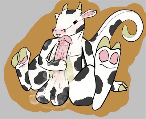 Rule 34 Anthro Balls Blush Bodily Fluids Bovid Bovine Curling Tail