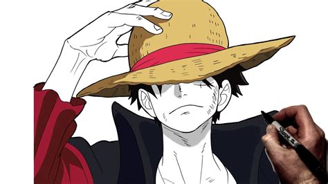 How To Draw Luffy King Step By Step One Piece Youtube