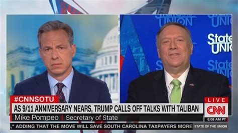 Cnns Jake Tapper Challenges Mike Pompeo ‘why Invite The Taliban To