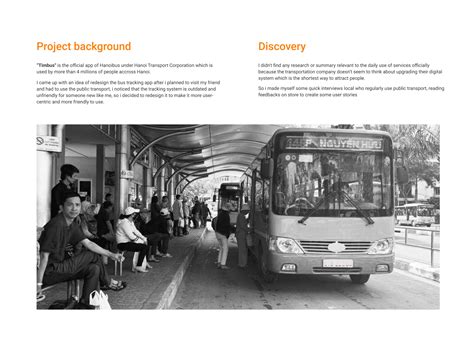 Redesign bus tracking app on Behance