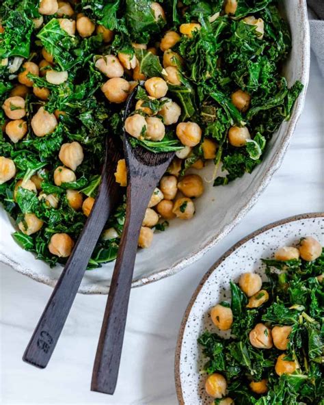 Kale And Chickpea Salad With Curried Vinaigrette Chester County Food Bank