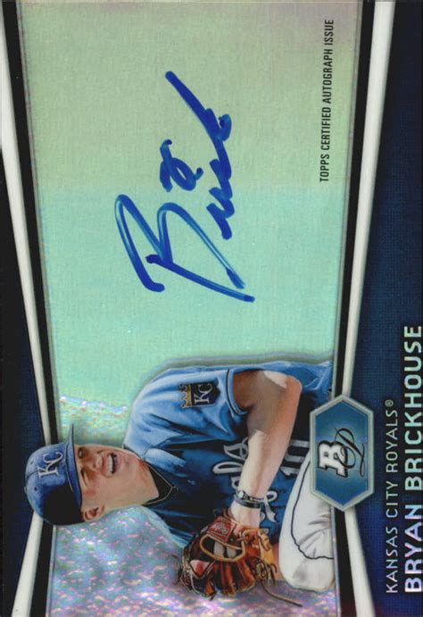 2012 Bowman Platinum Prospect Autographs Baseball Card Bb Bryan