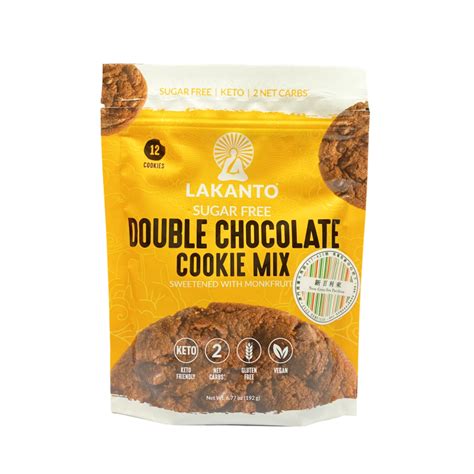 Lakanto SUGAR FREE DOUBLE CHOCOLATE COOKIE MIX