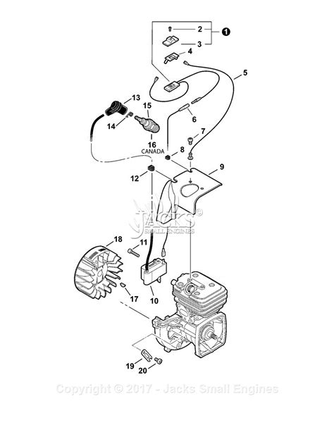 Echo Pb 250ln Sn P39926001001 P39926999999 Parts Diagram For Ignition