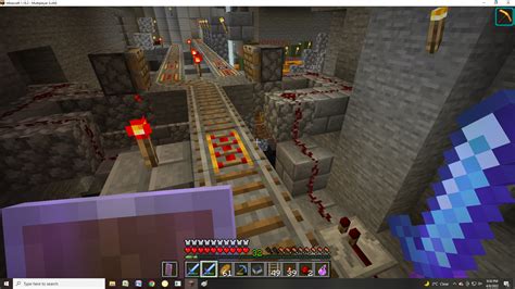 Redstone railroad mechanism doesn't reach the end with a button - Redstone Discussion and ...