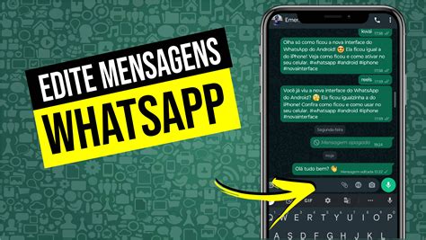 Como editar mensagens enviadas no WhatsApp Nova função incrível