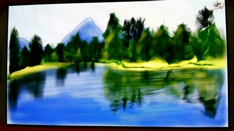 Digital drawing nature - YouTube