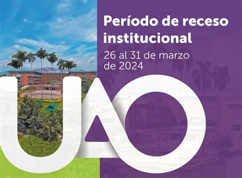 Receso Institucional Por Semana Santa