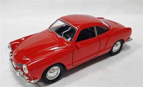 Miniatura 1 36 Metal Vw Karmanghia Welly Karmann ghia Colecionável