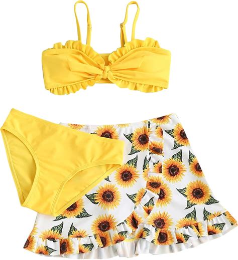 Fossean Bikini Teenager MäDchen Bikini Kinder MäDchen Badeanzug FüR Kinder Bikini MäDchen 164