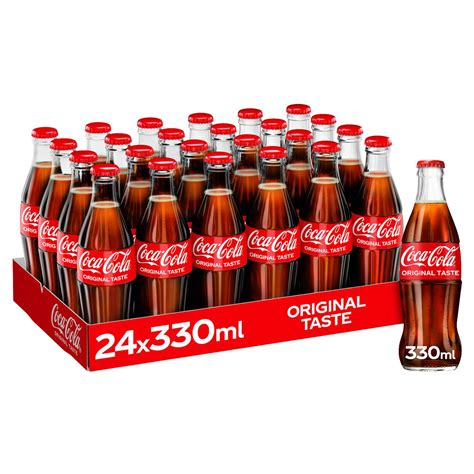 Coca Cola Original Taste 24 X 330ml Glass Bottles Wakeywines Co Uk