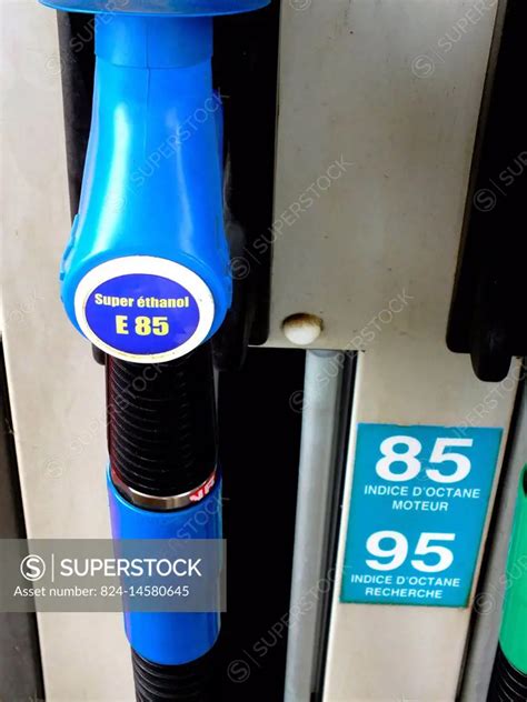 E85 ethanol fuel blend consisting of biofuel, ethanol fuel and petrol ...