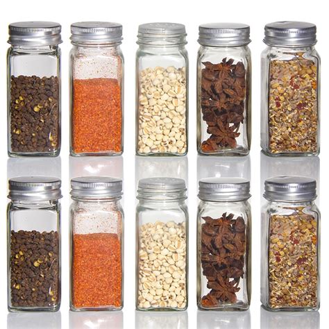 Free Sample 120ml 180ml Empty Square Salt Container Glass Jar With Metal Lids Buy Free Sample