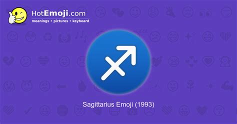 ♐ Sagittarius Emoji Meaning with Pictures: from A to Z