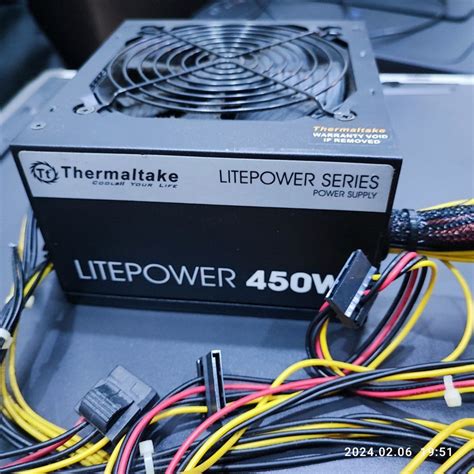 Power Supply Litepower 450w Computers And Tech Parts And Accessories Computer Parts On Carousell