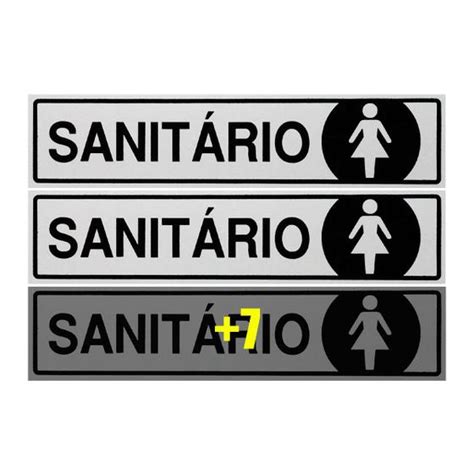 Combo Placas De Sinaliza O Sanit Rio Feminino X Acesso B