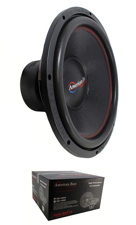 Buy American Bass Xo 1544 15 Inch Subwoofer 500 Watts Rms 1000 Watts Max Power 1 4″ Inch Wide