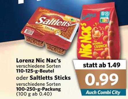 Lorenz Nic Nac S Verschiedene Sorten Oder Saltletts Sticks Verschiedene