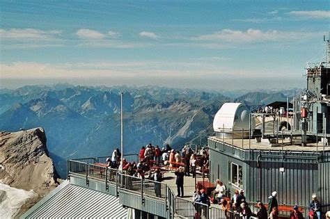 Zugspitz Garmsich Germany Took Cog Train Up And Cable Car Down