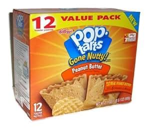 Amazon Pop Tarts Gone Nutty Peanut Butter Flavor Toaster Pastries