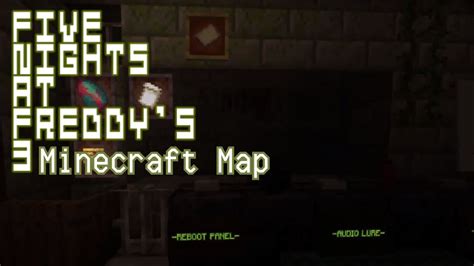 FNaF 3 Minecraft Map YouTube