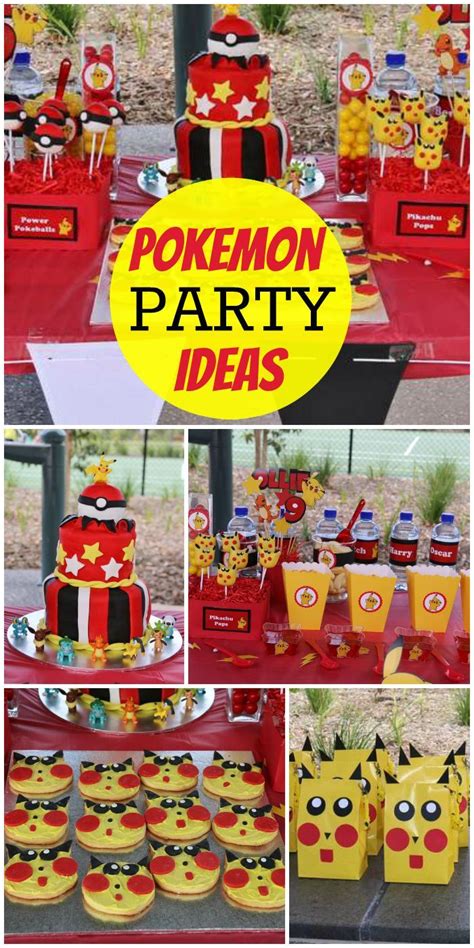 Best 50 Pokemon Go Party Ideas Images On Pinterest Pokemon Birthday