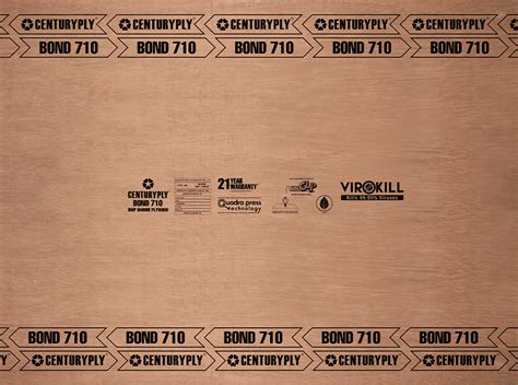 Bond High Quality Bwp Marine Grade Plywood Centuryply