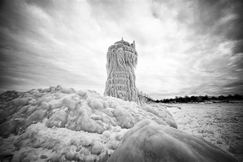 Frozen South Haven Lighthouse On Behance