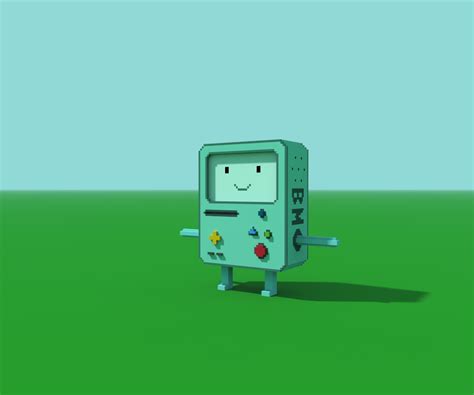 BMO voxel practice by tbremise on Newgrounds