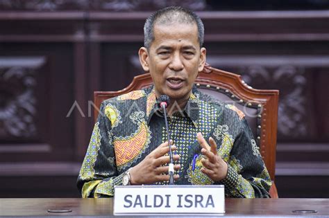 Hakim Konstitusi Suhartoyo Terpilih Jadi Ketua Mk Antara Foto