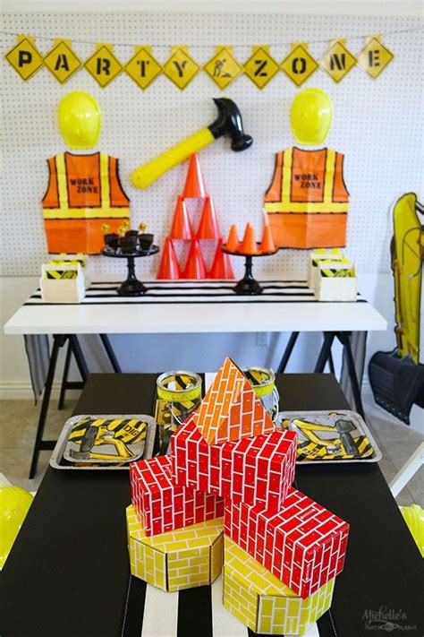 Easy And Fun Construction Party Ideas Michelles Party Plan It