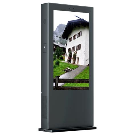 55 65 Inch Indoor Lcd Digital Signage With Floor Standing Outdoor Kiosk Ip65 Sunlight Readable