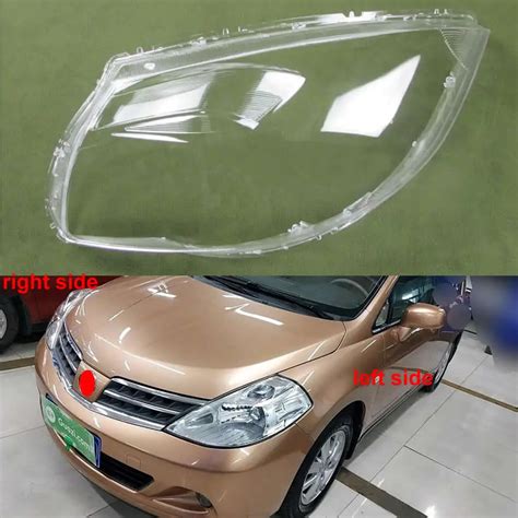 Cubierta De Faro Delantero Para Nissan Tiida Pantalla Transparente