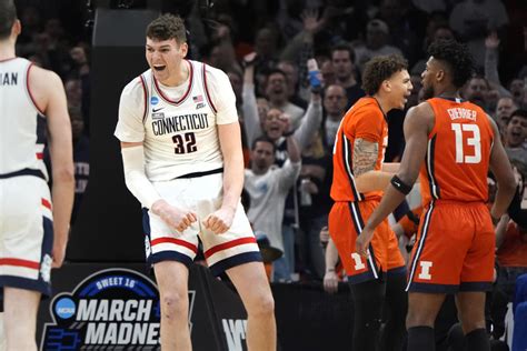 Donovan Clingan Uconn Power Back Into Final Four Behind 30 0 Run In 77