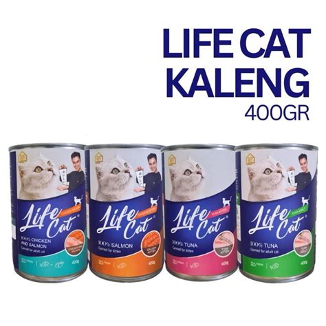 Jual Life Cat Kaleng 400gr Makanan Basah Kucing Dan Anak Kucing