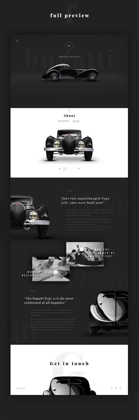 Cars On Behance Catalog Design Layout Website Design Inspiration